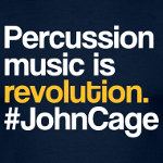 Percussion music is revolution